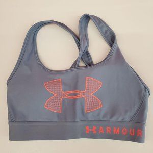 Under Armour Heather Keyhole-Back  Sport Bra